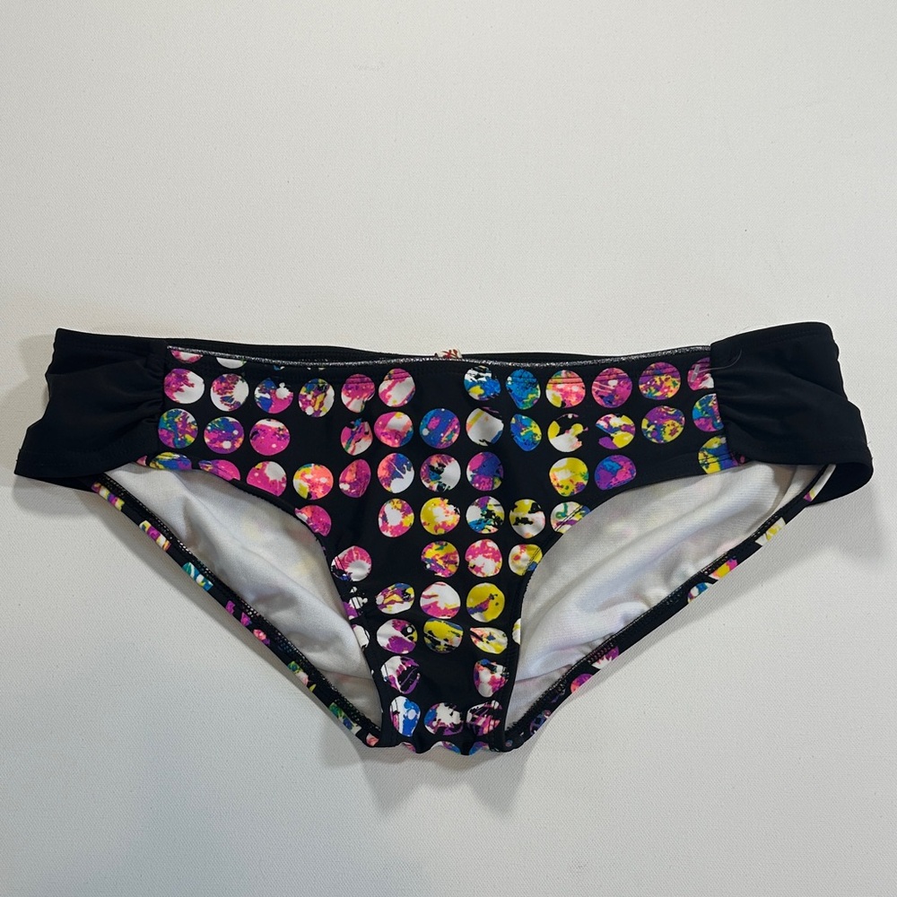 Hobie Retro Mod Print Low-Rise Bikini Bottoms XL